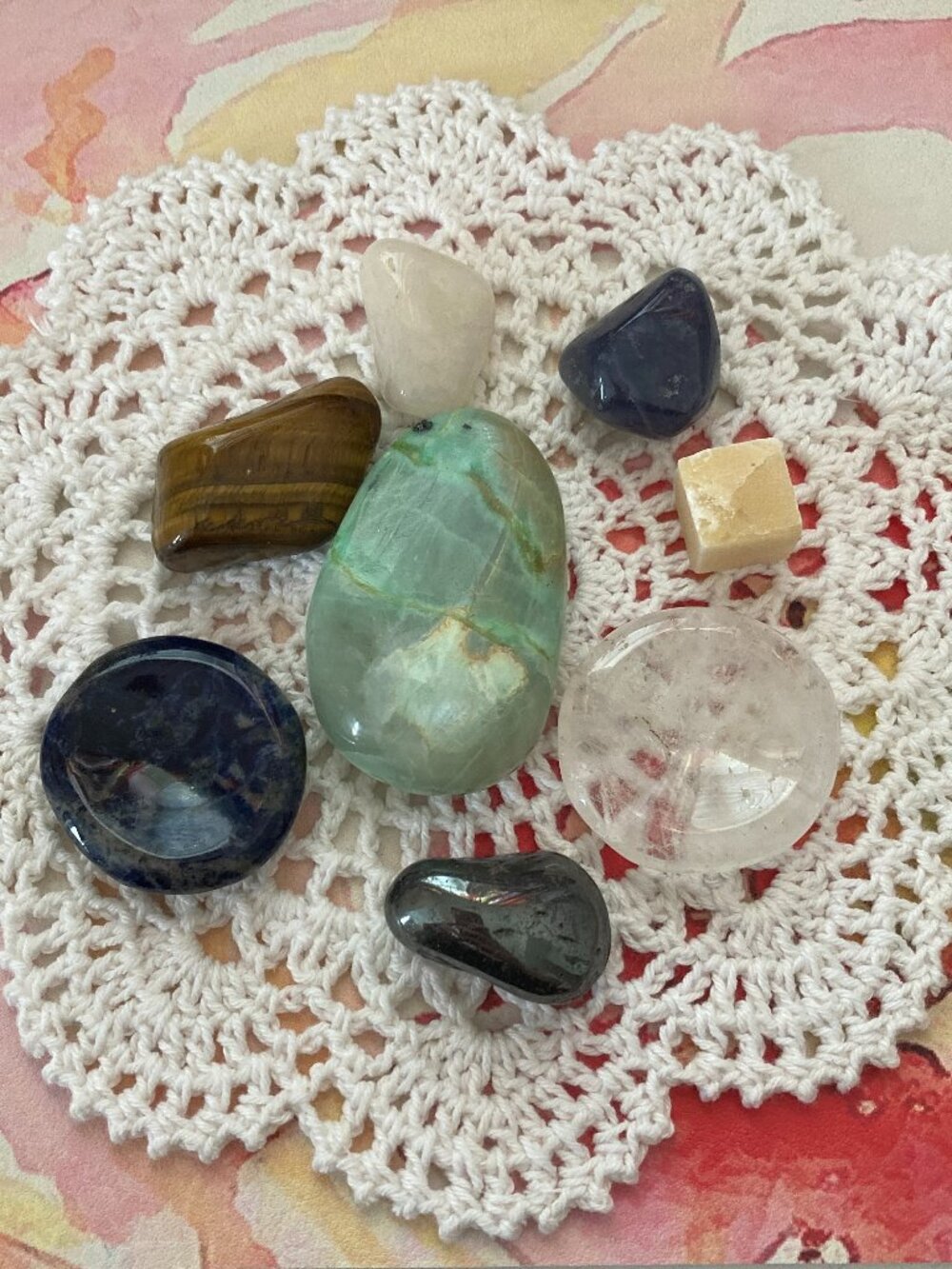 Collection of 8 Assorted Stones and Crystals